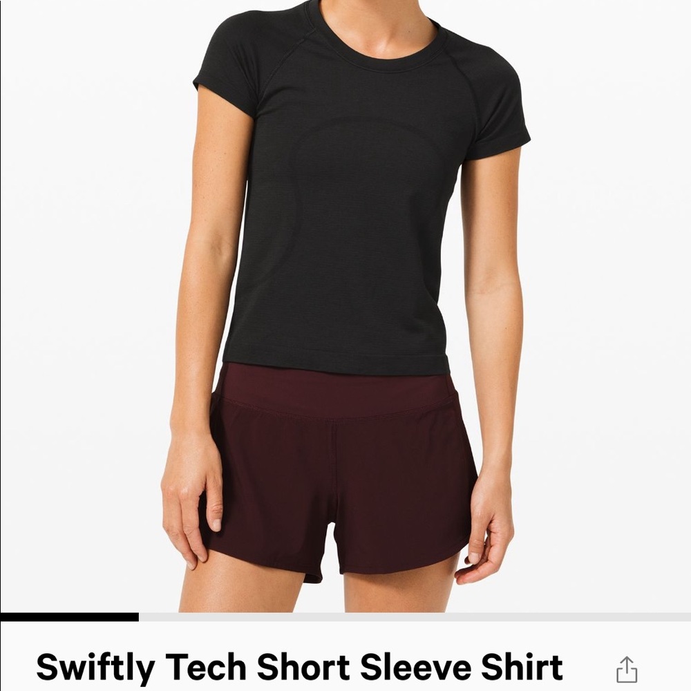 Lululemon swiftly tech short sleeve race length